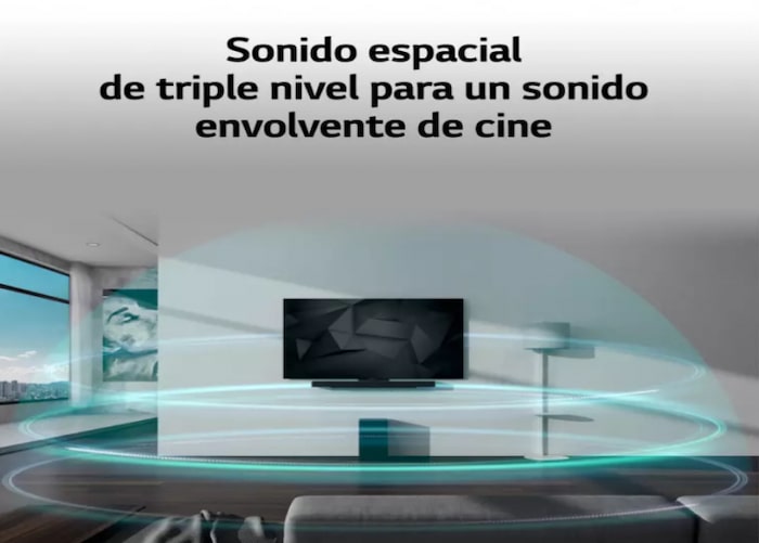 LG Pack TV LG OLED evo C4 83" + Barra de Sonido SC9S, OLED83C4LA.ESB2